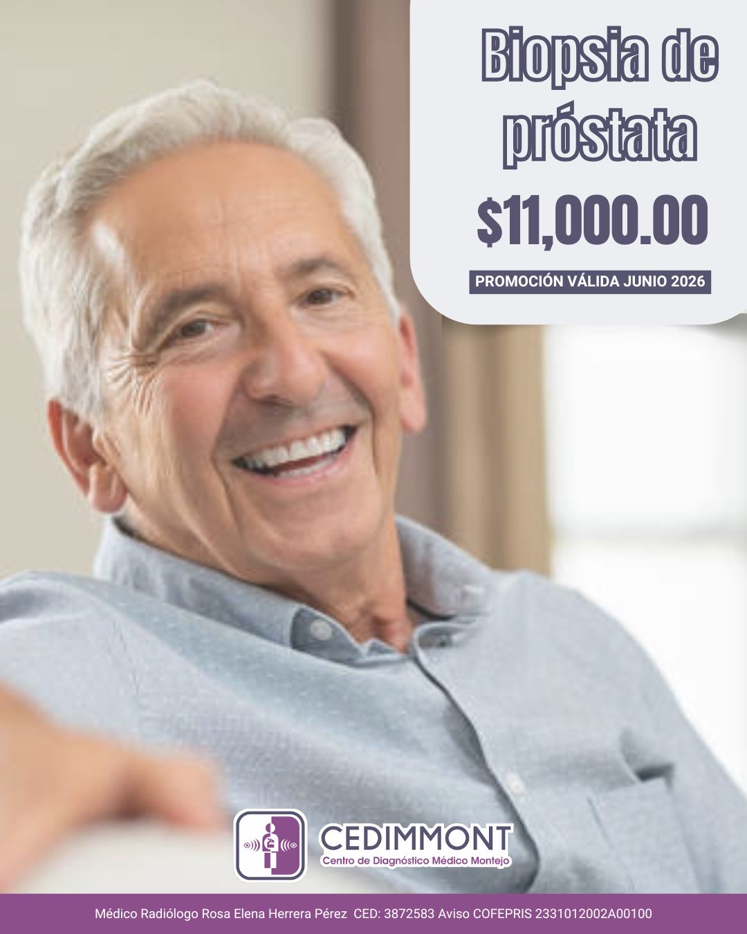 Promoción Cedimmont Biopsia de próstata