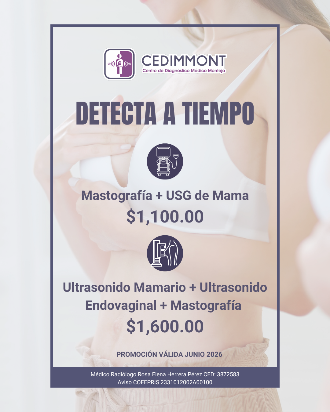 Promoción Cedimmont Detecta a tiempo
